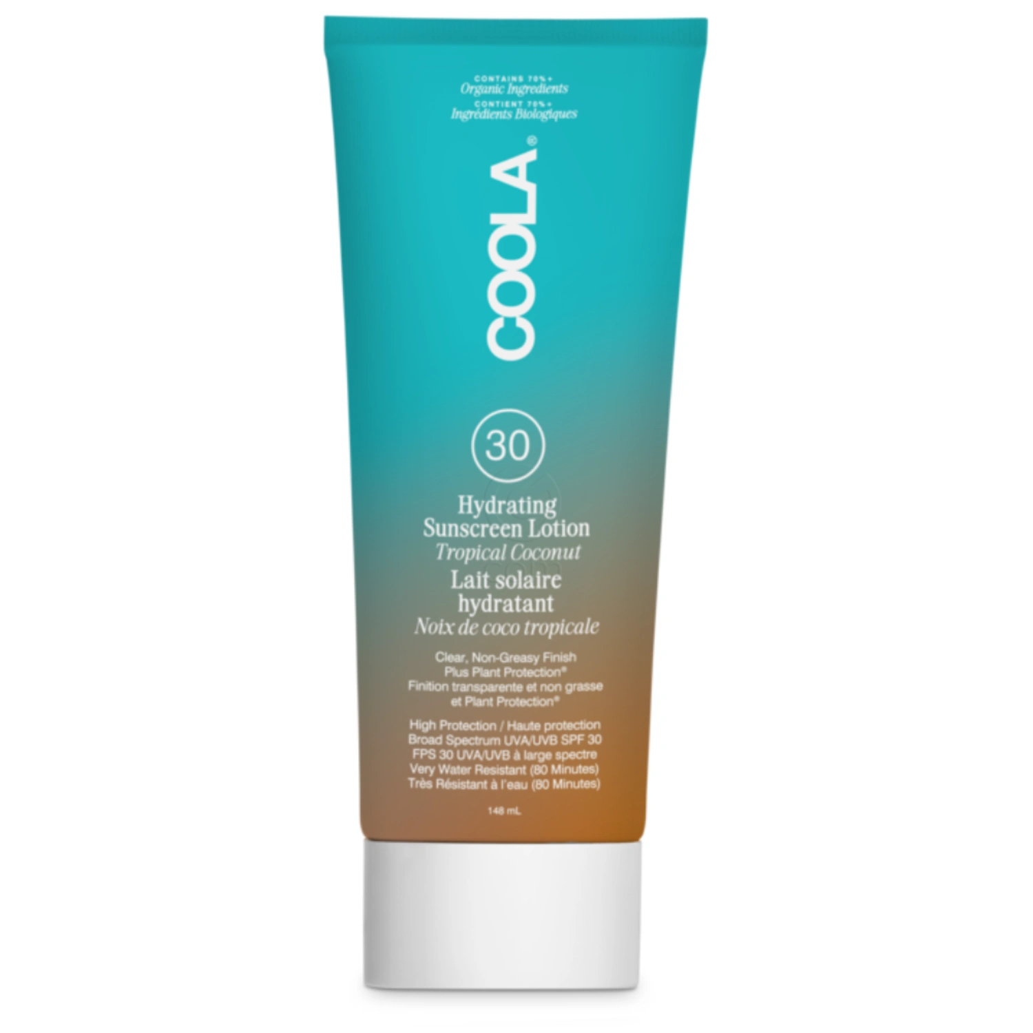 Coola Classic Body, losjon za zaščito pred soncem - ZF30 - Tropical Coconut (148 ml)