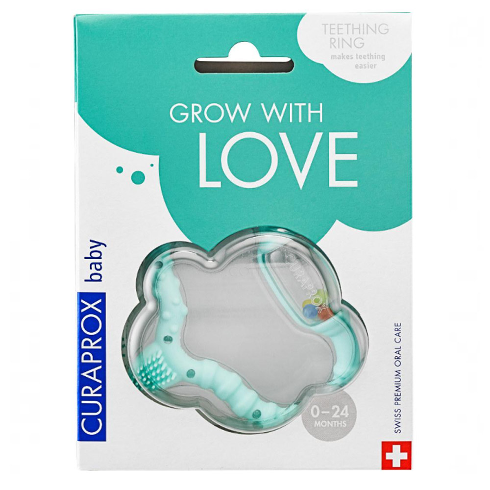 Curaprox Baby, obroček za grizenje - zelen (1 obroček)