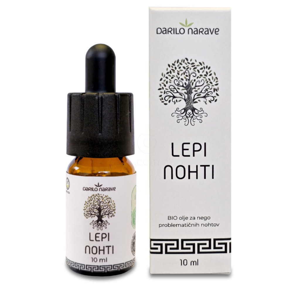 Darilo Narave - Lepi nohti, naravno BIO olje za nego nohtov (10 ml)