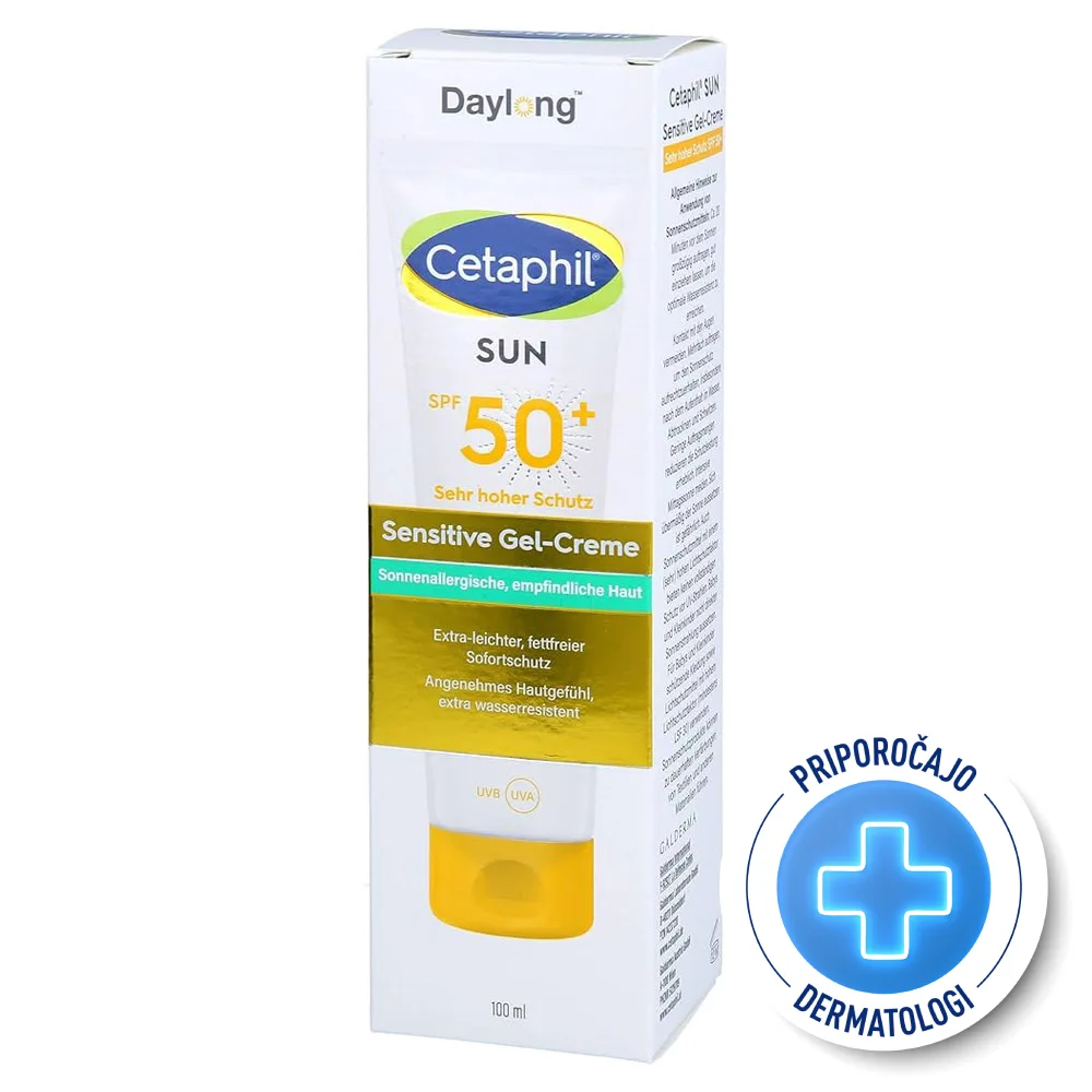 Daylong Sensitive, lahka gel krema - ZF 50+ (100 ml)
