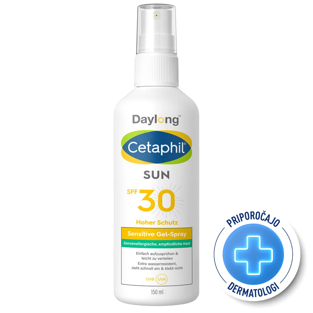Daylong Cetaphil Sun Sensitive, gel-fluid v pršilu ZF 30 (150 ml)