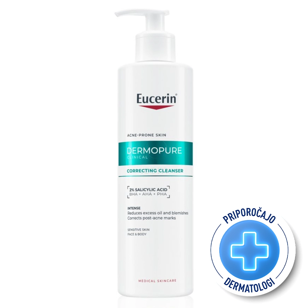 Eucerin DermoPure Clinical, obnovitveni čistilni gel (400 ml)