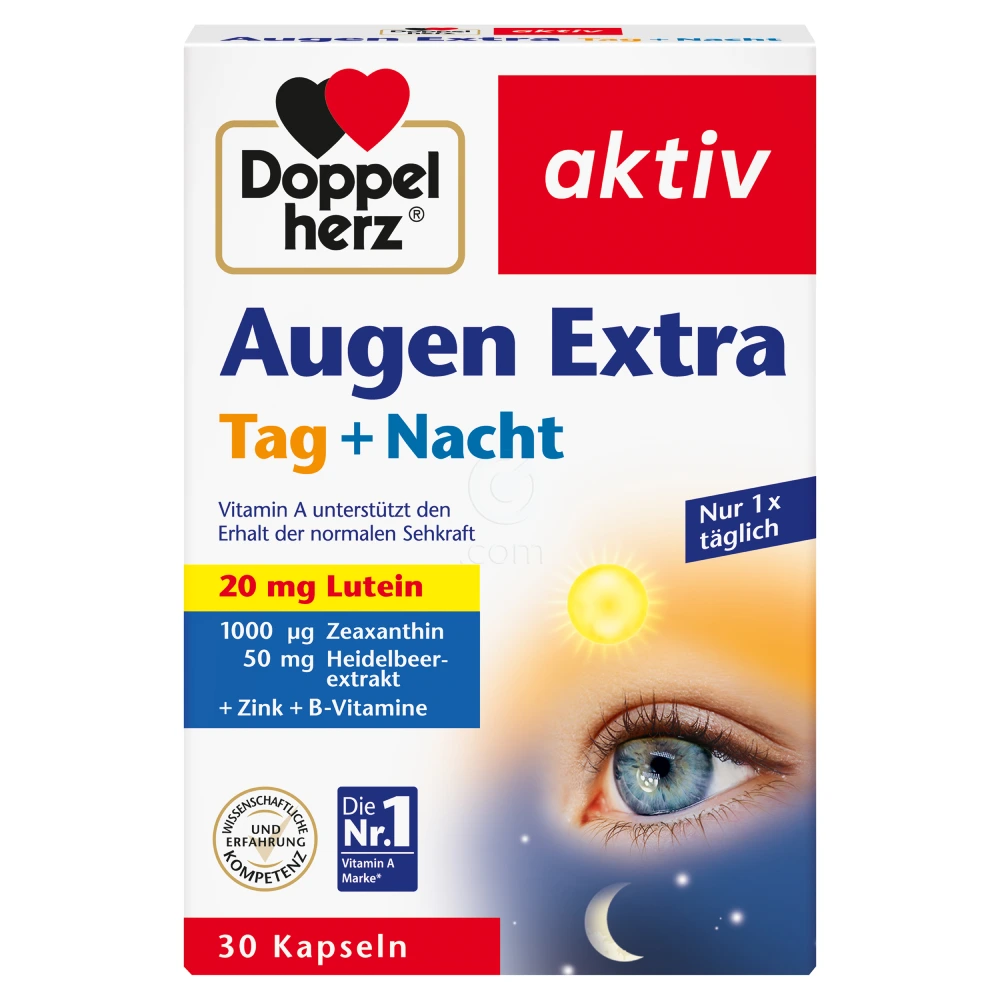 Doppelherz aktiv Augen Extra kapsule dan + noč (30 kapsul)