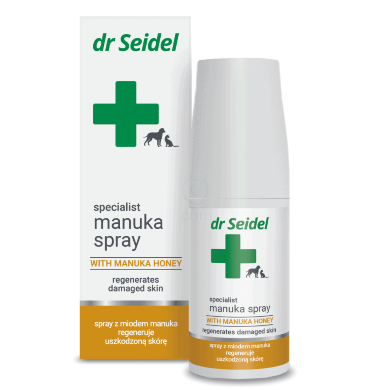 Dr Seidel Manuka, negovalni sprej z medom za pse in mačke (50 ml)