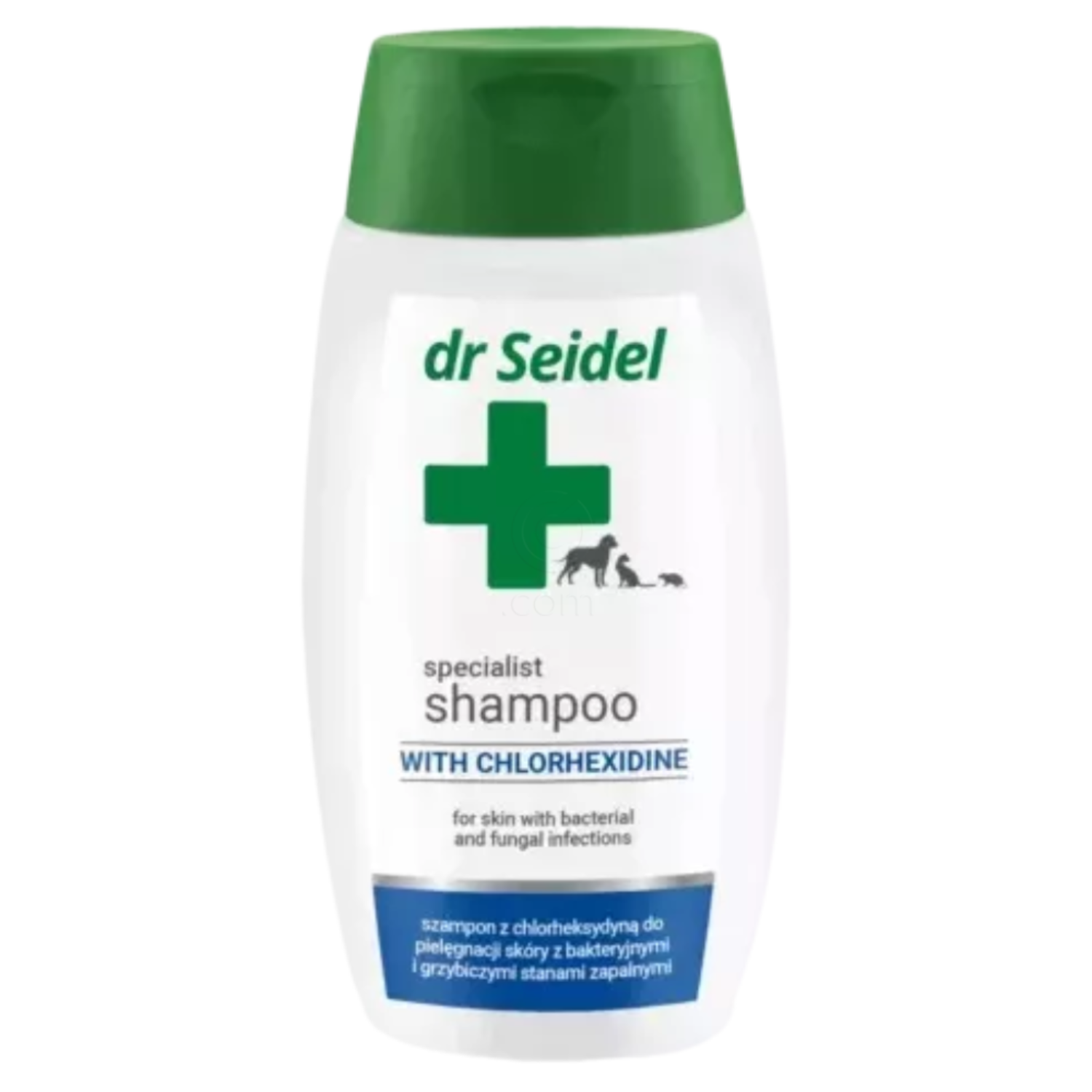 Dr Seidel, šampon s klorheksidinom za pse, mačke in glodavce (220 ml)