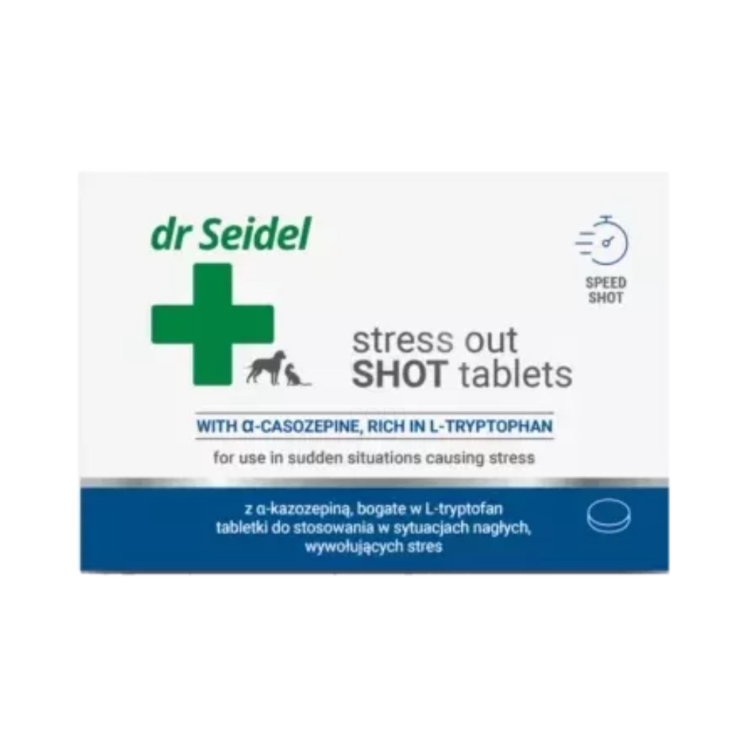 dr Seidel Stress Out Shot, tablete za pse in mačke (10 tablet)