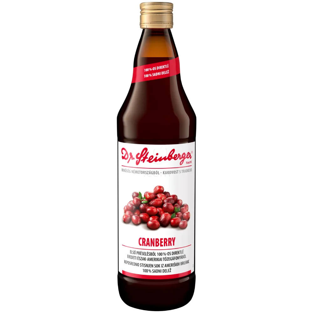 Dr. Steinberger sok iz ameriške brusnice (750 ml)