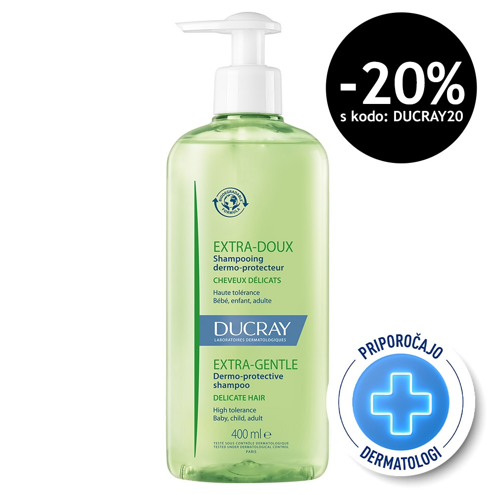Ducray Extra Doux, šampon (400 ml)