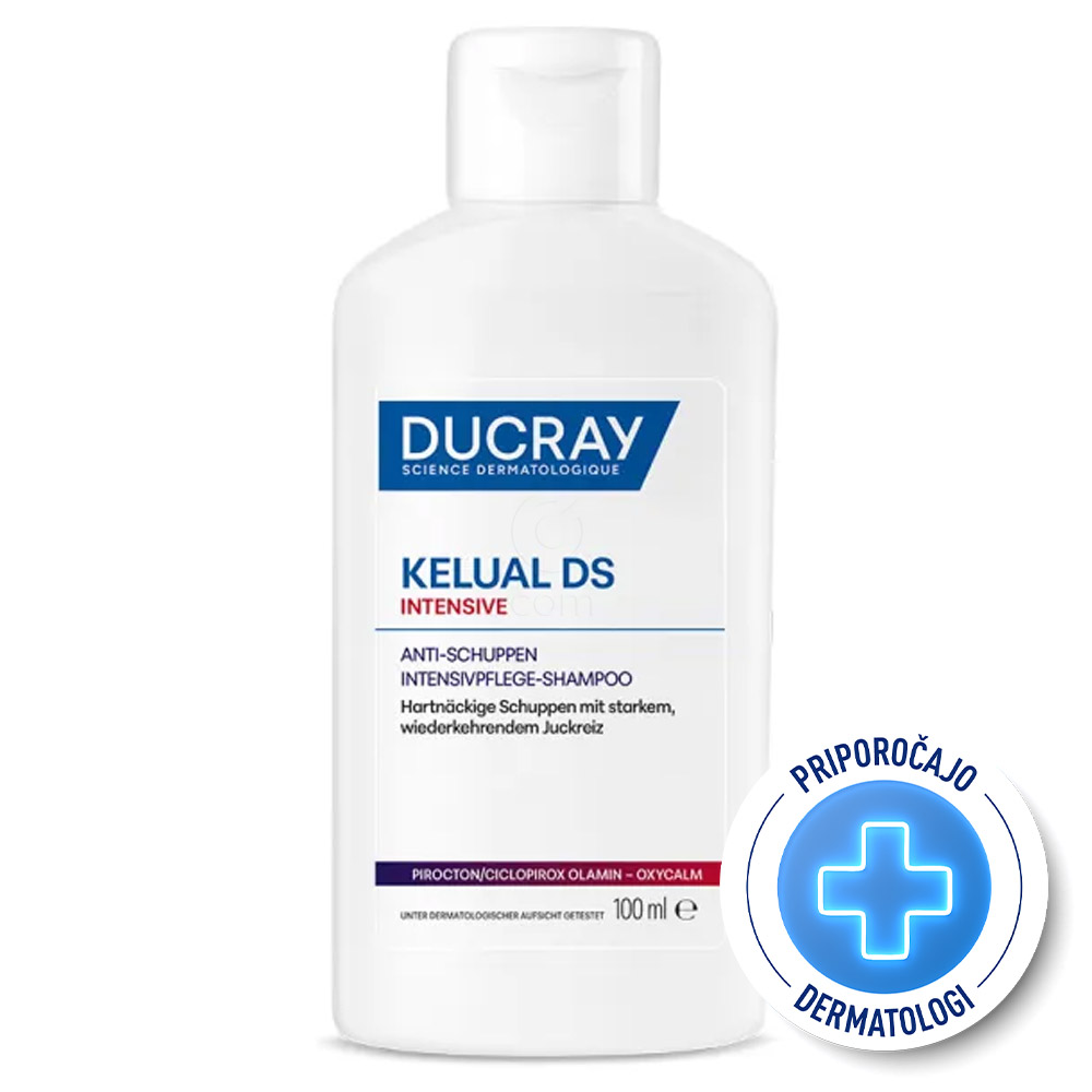 Ducray Kelaul DS Intesive, šampon proti prhljaju (100 ml)