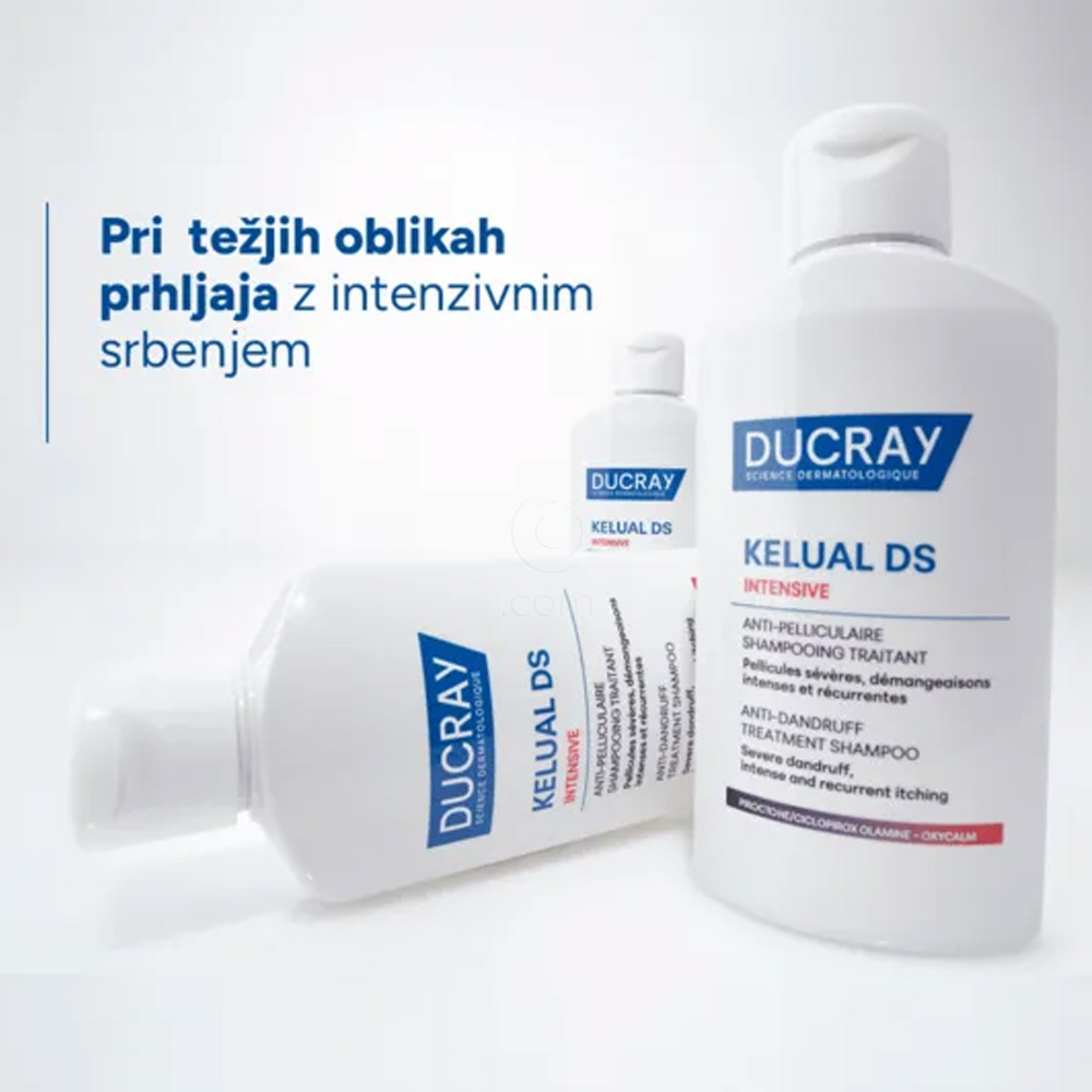 Ducray Kelaul DS Intesive, šampon proti prhljaju (100 ml)