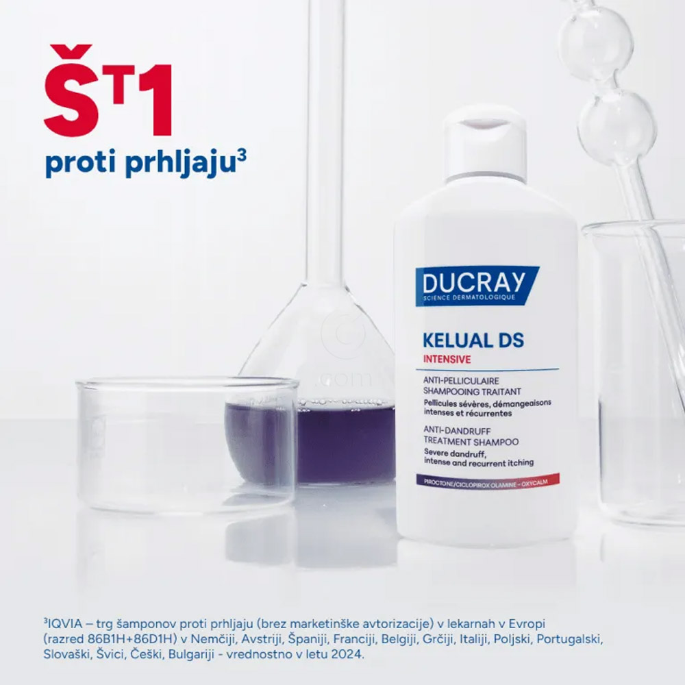 Ducray Kelaul DS Intesive, šampon proti prhljaju (100 ml)