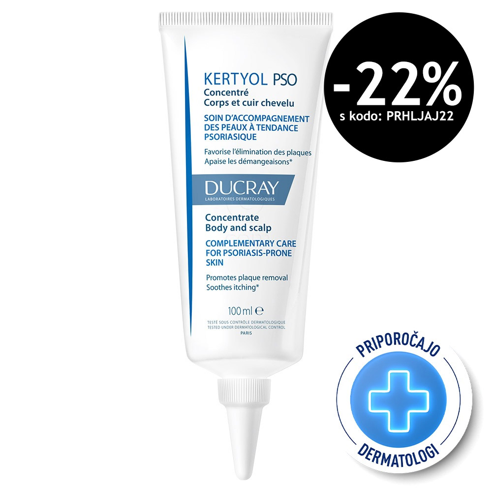 Ducray Kertyol P.S.O., koncentrat za lokalno uporabo (100 ml)