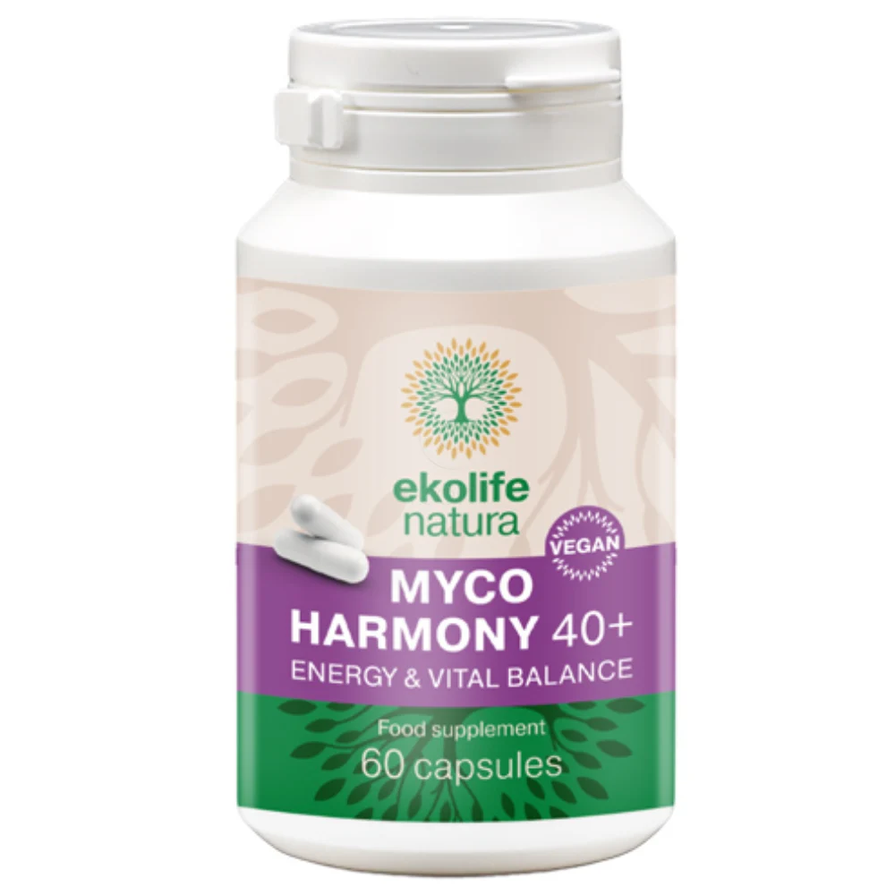 Ekolife Natura Myco Harmony 40+, kapsule (60 kapsul)