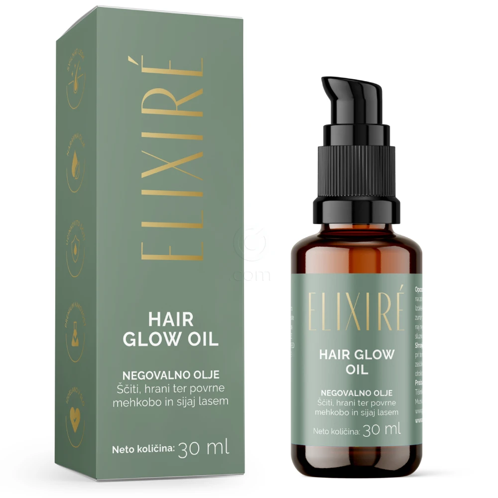 Elixire Hair Glow Oil, negovalno olje za lase (30 ml)