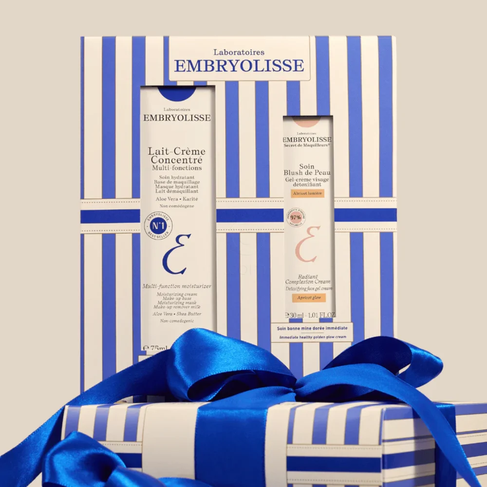 Embryolisse, darilni paket - Lait Creme Concentrate in Apricot Creme (75 ml + 30 ml)