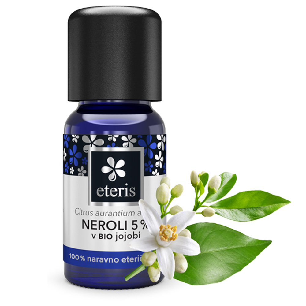 Eterično olje Nerolija v 5% jojobi Eteris (10 ml)