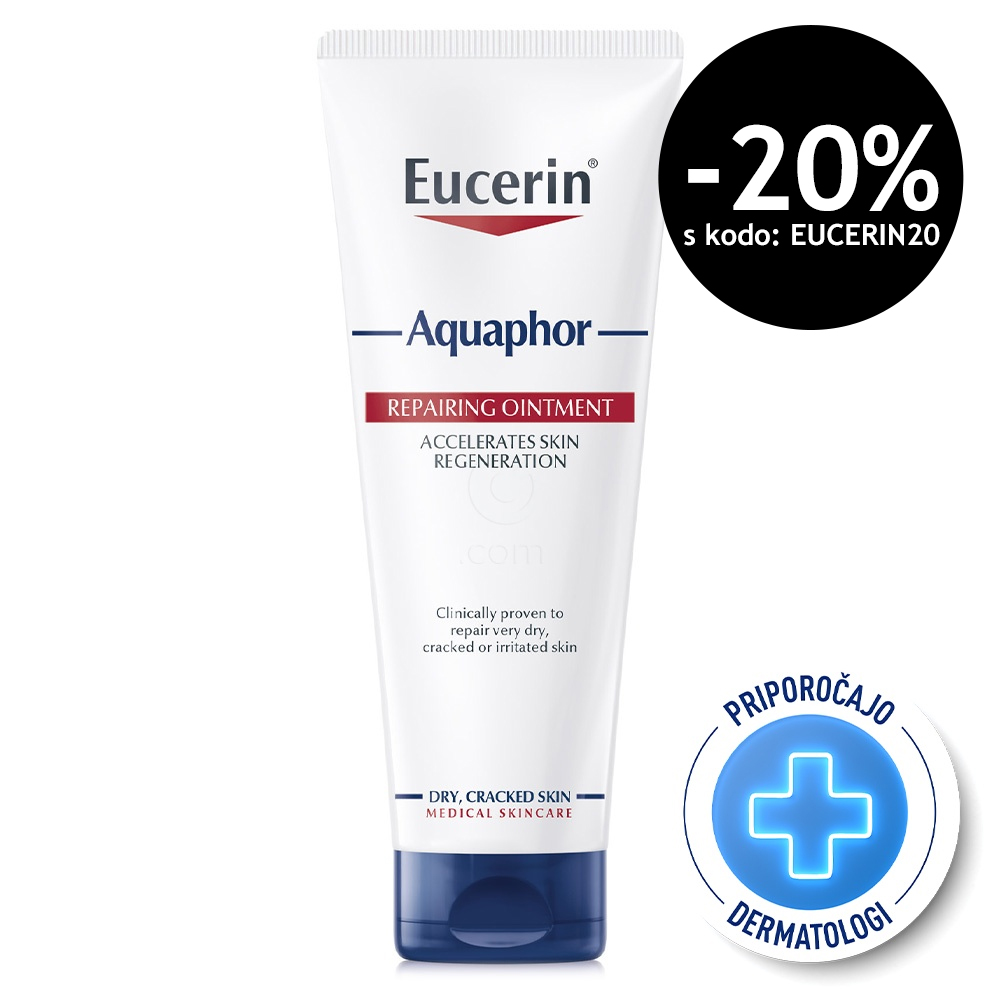Eucerin Aquaphor, mazilo za suho in razpokano kožo (220 ml)