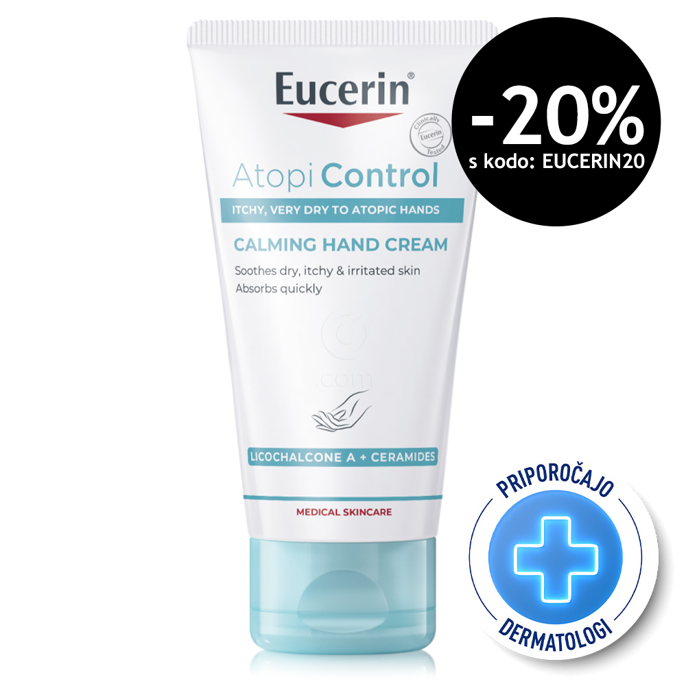 Eucerin Atopicontrol, krema za roke (75 ml)