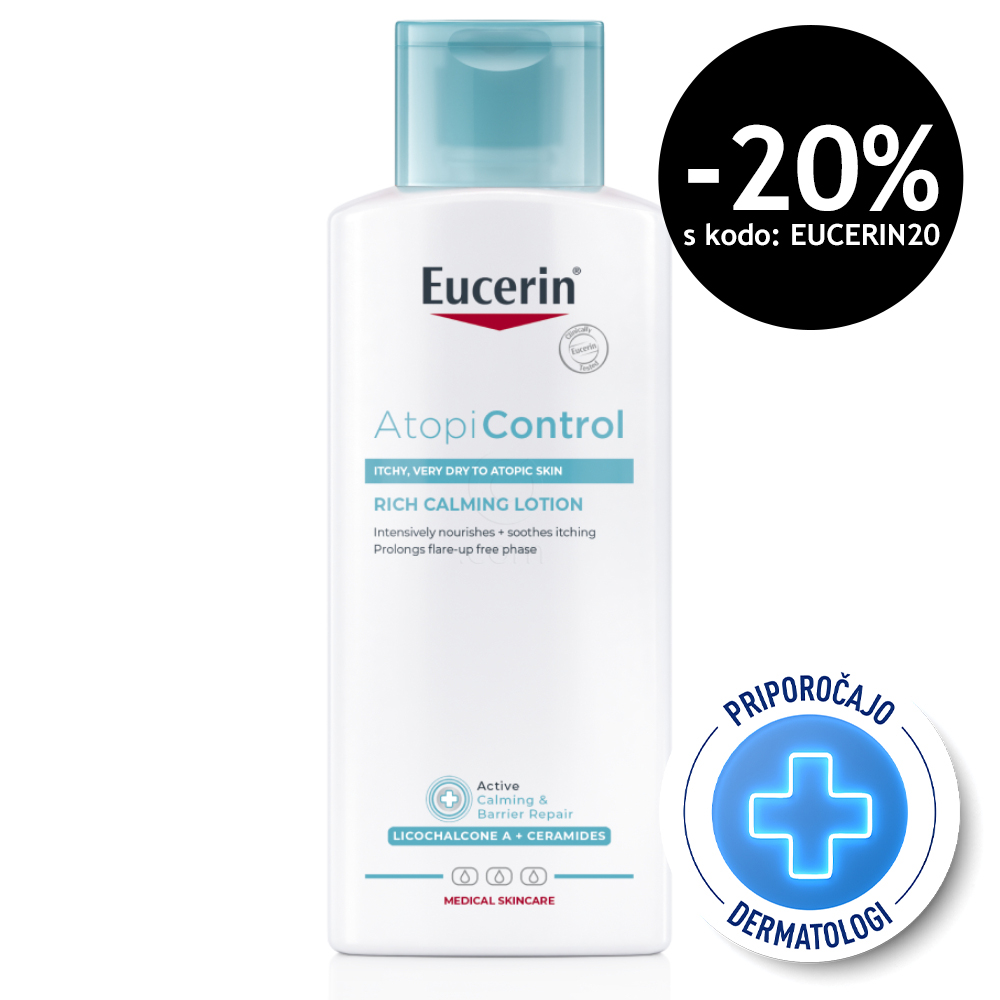 Eucerin AtopiControl, losjon za nego telesa - 250 ml