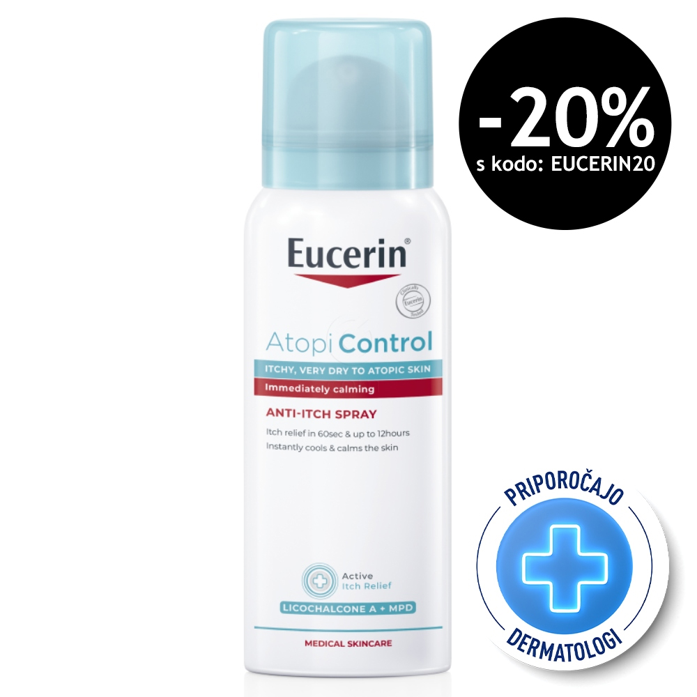 Eucerin AtopiControl, sprej proti srbenju (50 ml)