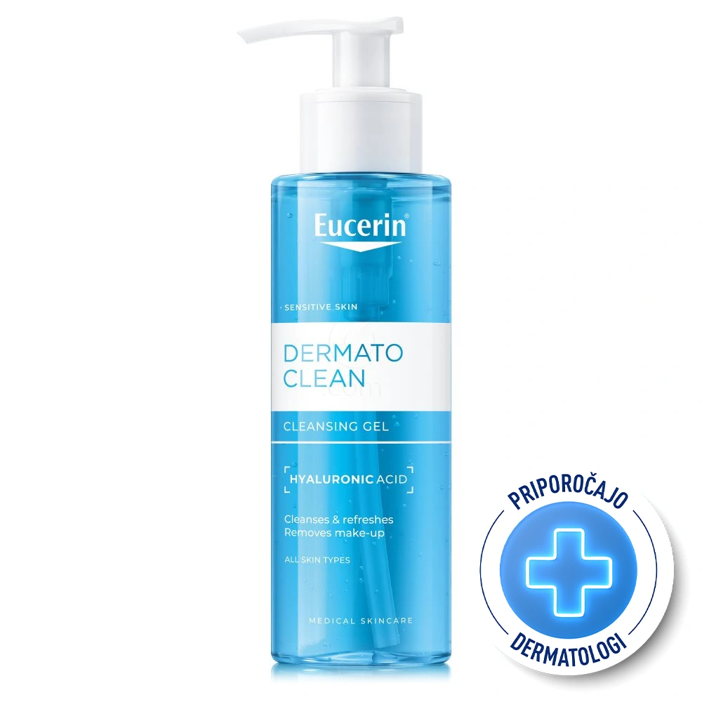 Eucerin DermatoClean [Hyaluron], čistilni gel (200 ml) 