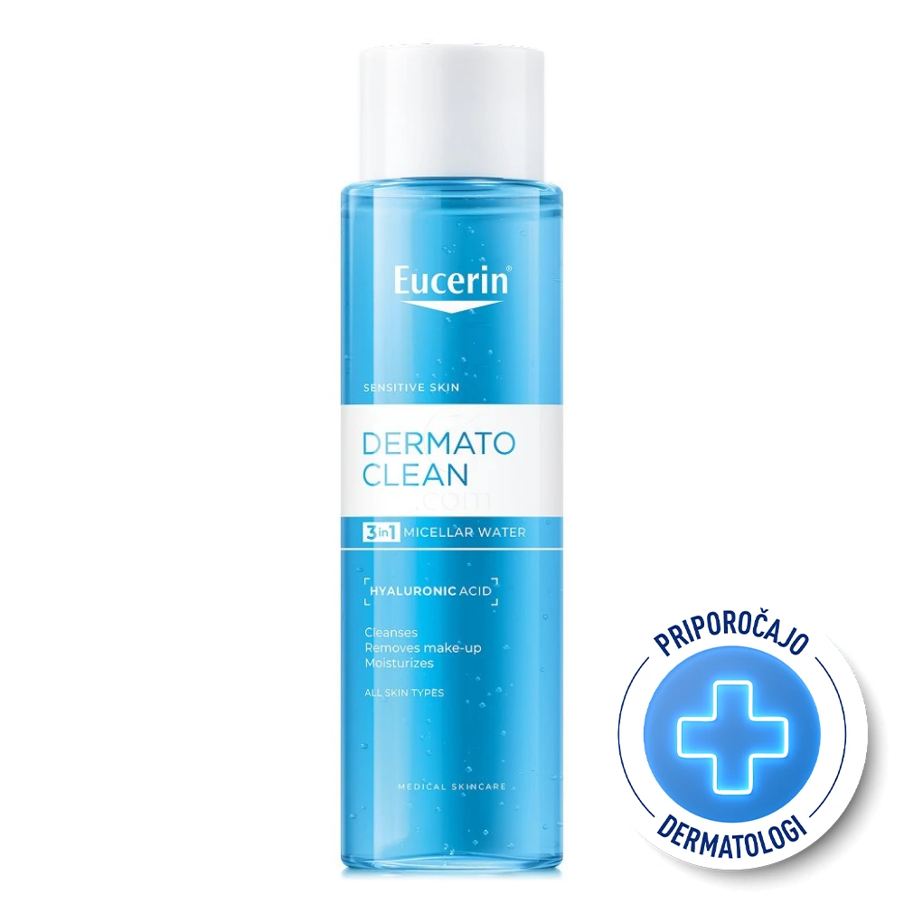 Eucerin DermatoClean [Hyaluron], micelarni čistilni fluid 3v1 (200 ml)
