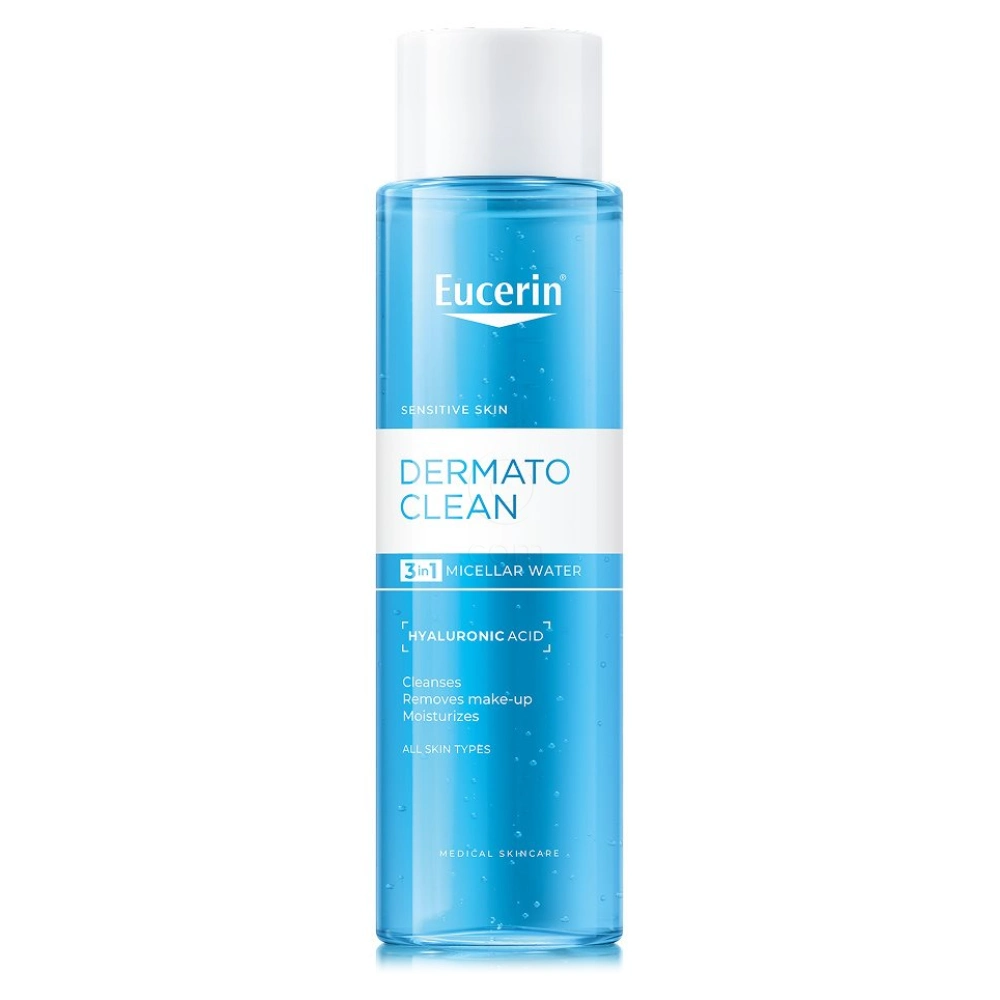 Eucerin DermatoClean  [Hyaluron], micelarni čistilni fluid 3v1 (400 ml)