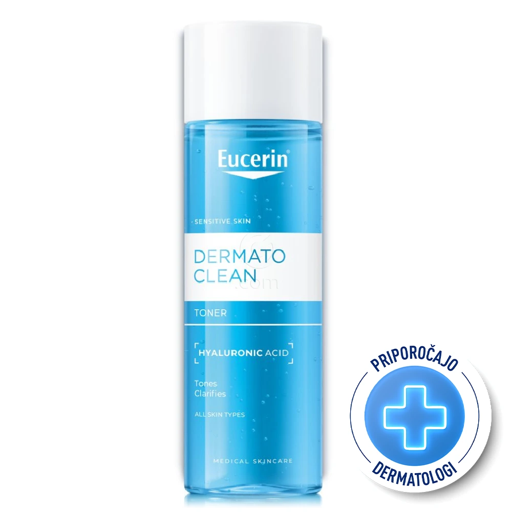 Eucerin DermatoClean [Hyaluron], osvežilni tonik za vse tipe kože (200 ml)