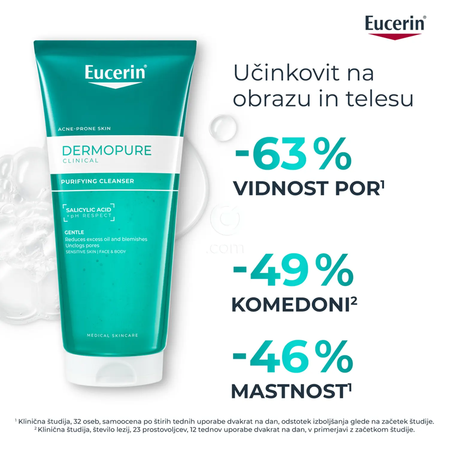 Gel za čiščenje mastne kože - rezultati uporabe