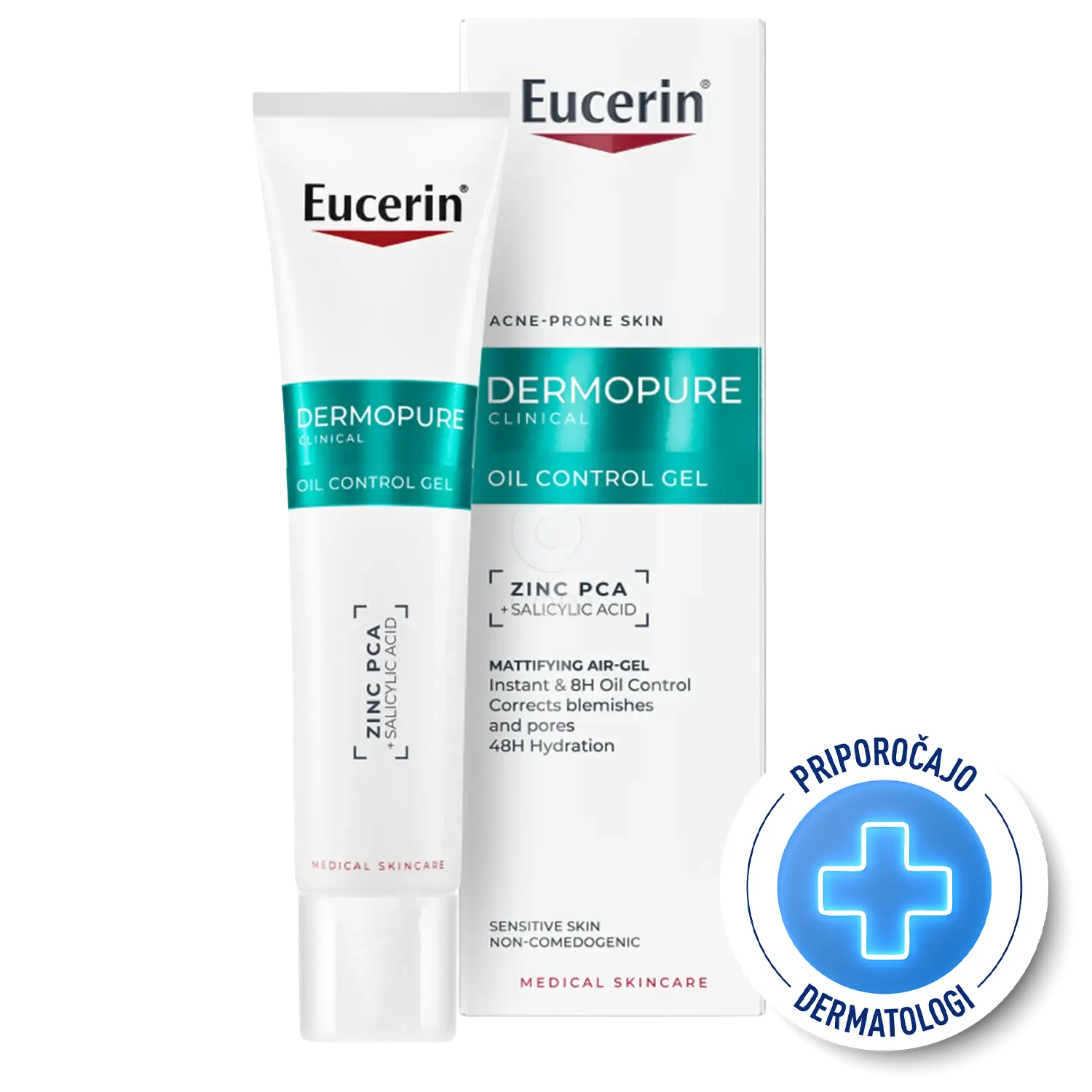 Eucerin DermoPure Clinical Oil Control, matirni gel (40 ml)