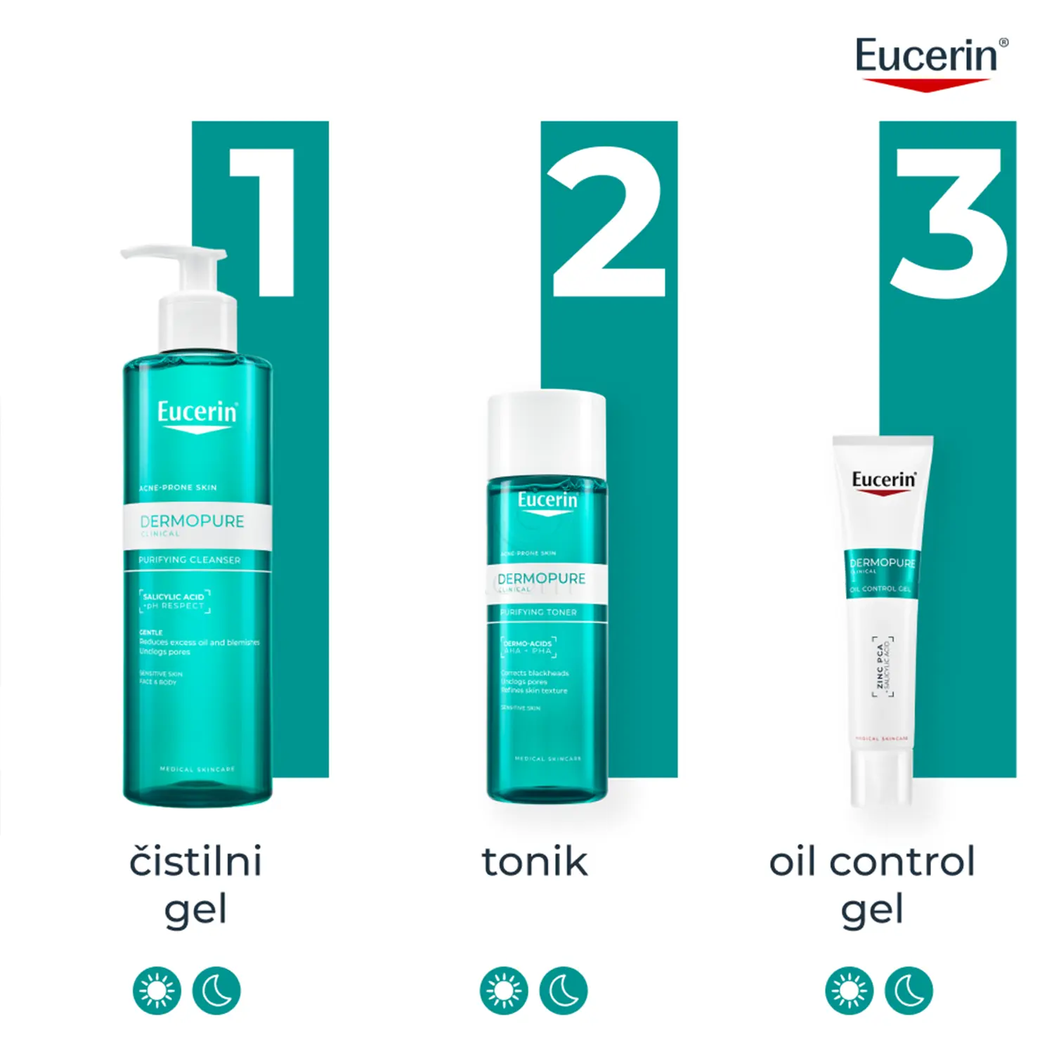 Eucerin DermoPure Clinical Oil Control, matirni gel (40 ml)