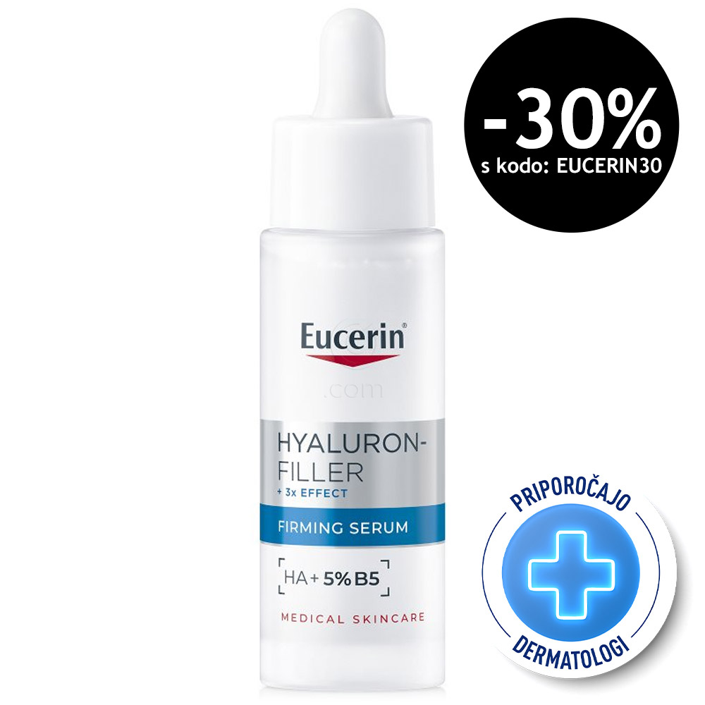 Eucerin Hyaluron Filler + 3X Effect, učvrstitveni serum (30 ml)