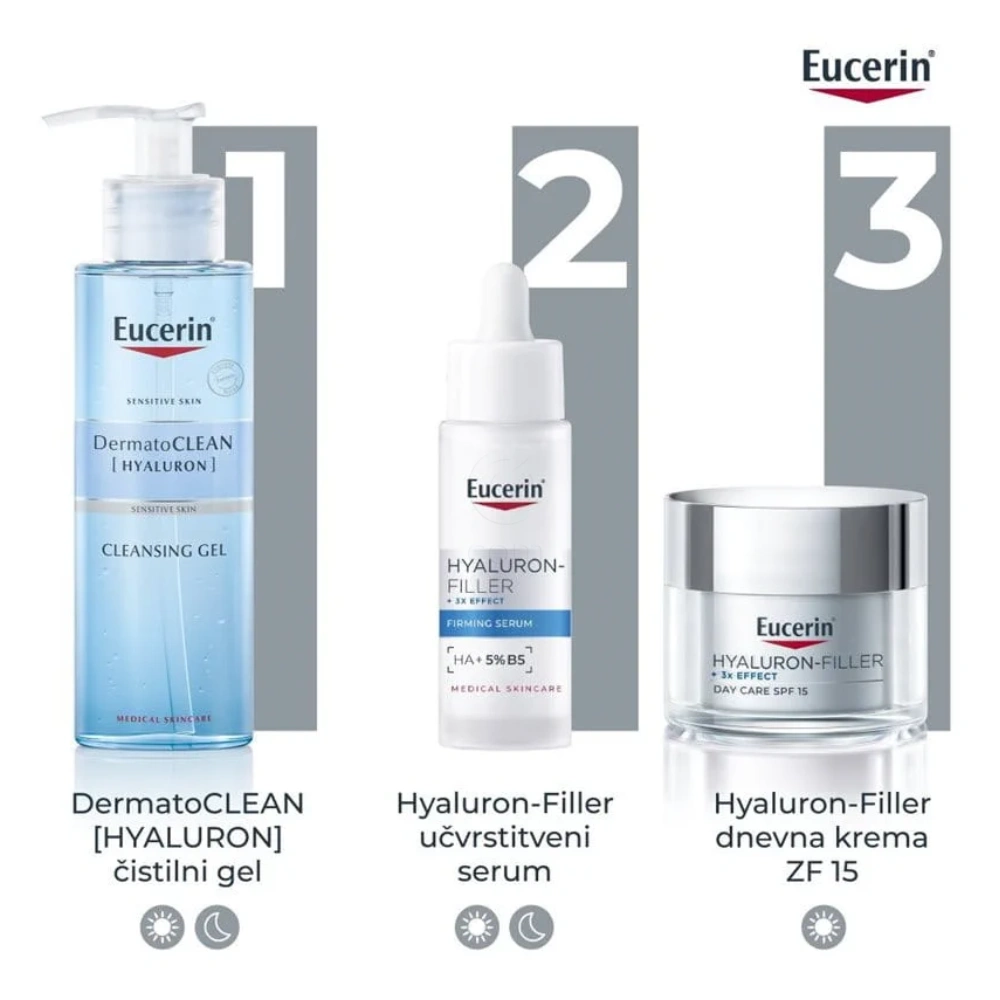 Eucerin Hyaluron-Filler, dnevna krema - suha koža - ZF 15 (50 ml)