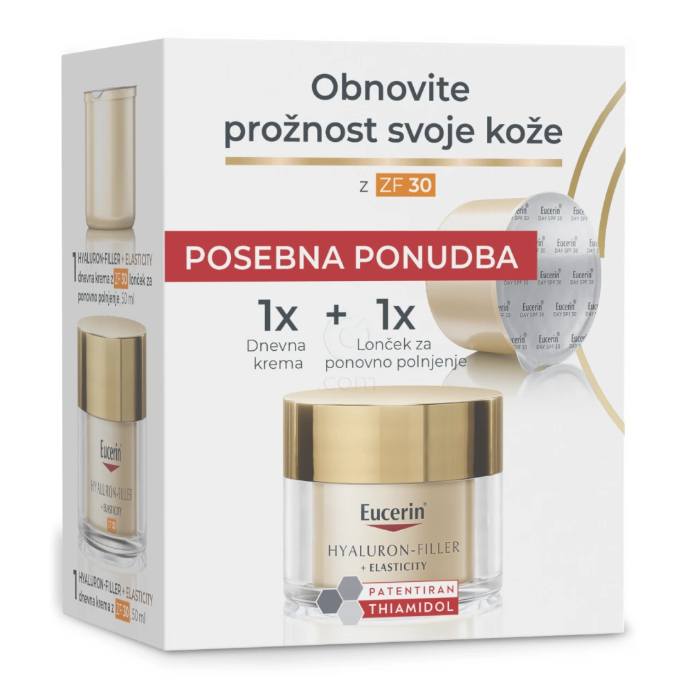 Eucerin Hyaluron-Filler + Elasticity, dnevna krema - ZF30 (50 ml)