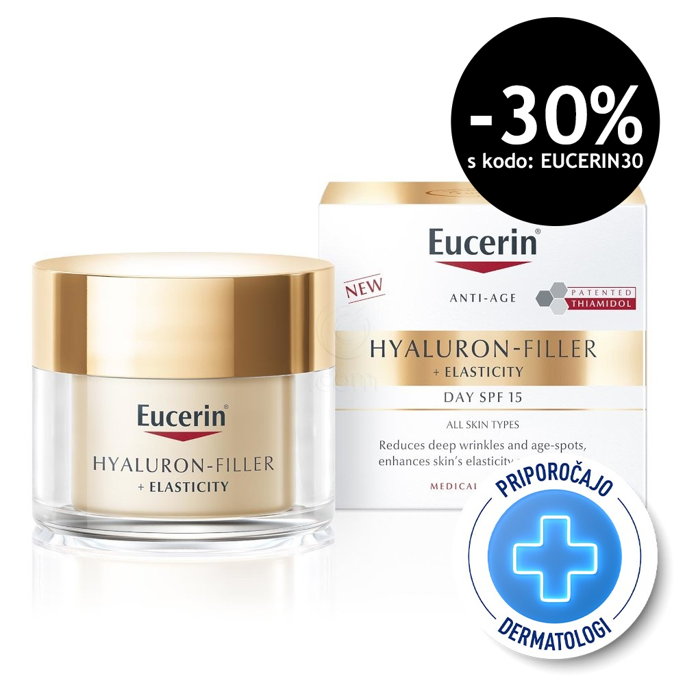 Eucerin Hyaluron-Filler + Elasticity dnevna krema - ZF15 (50 ml)