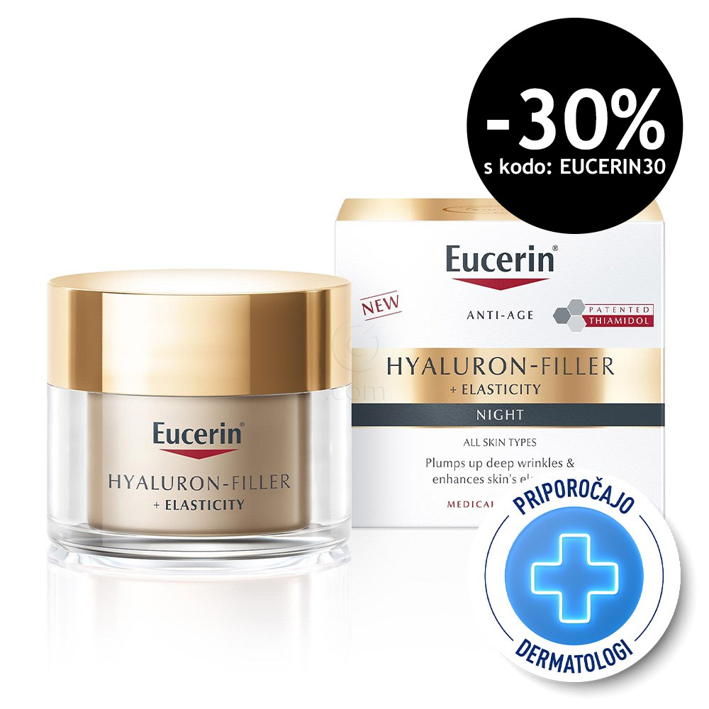 Eucerin Hyaluron-Filler + Elasticity, nočna krema (50 ml)
