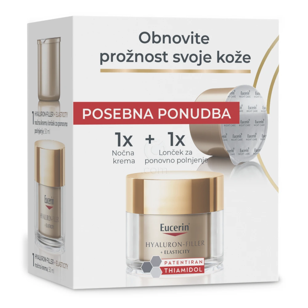 Eucerin Hyaluron-Filler + Elasticity, nočna krema (50 ml)