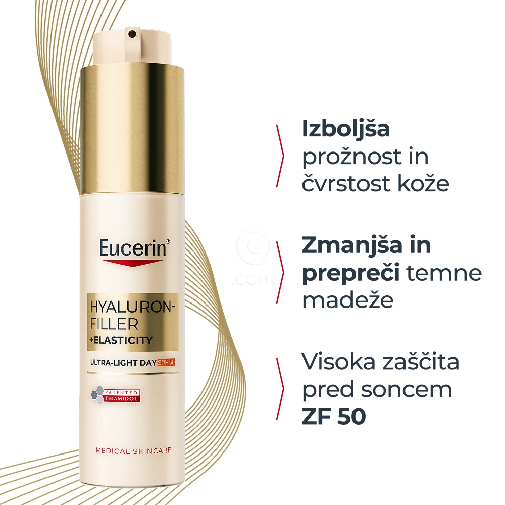 Eucerin Hyaluron-Filler + Elasticity, ultralahki dnevni fluid ZF 50 (50 ml)