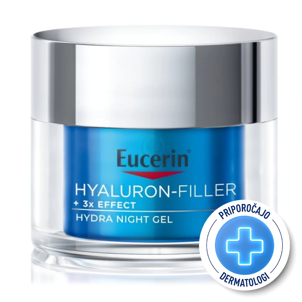 Eucerin Hyaluron-Filler, nočni vlažilni booster s trojnim učinkom (50 ml)