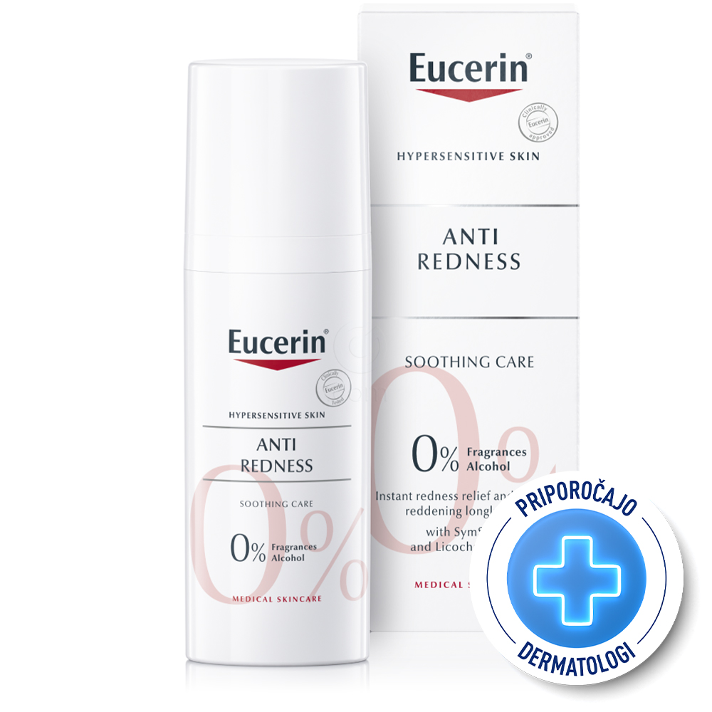 Eucerin AntiRedness, negovalna krema proti rdečici (50 ml)