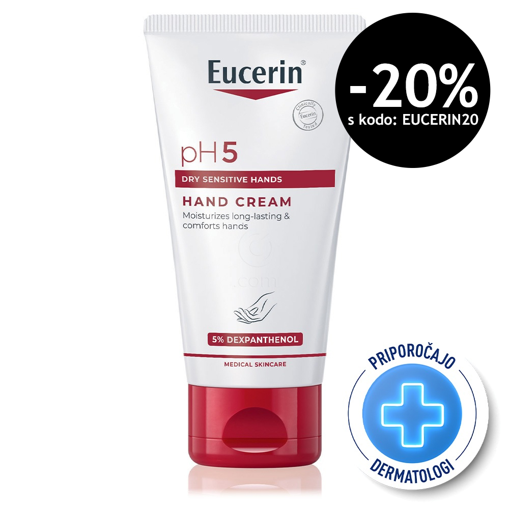 Eucerin pH5, krema za roke (75 ml)