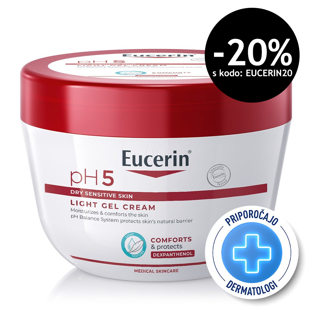 Eucerin pH5, lahki kremni gel (350 ml)