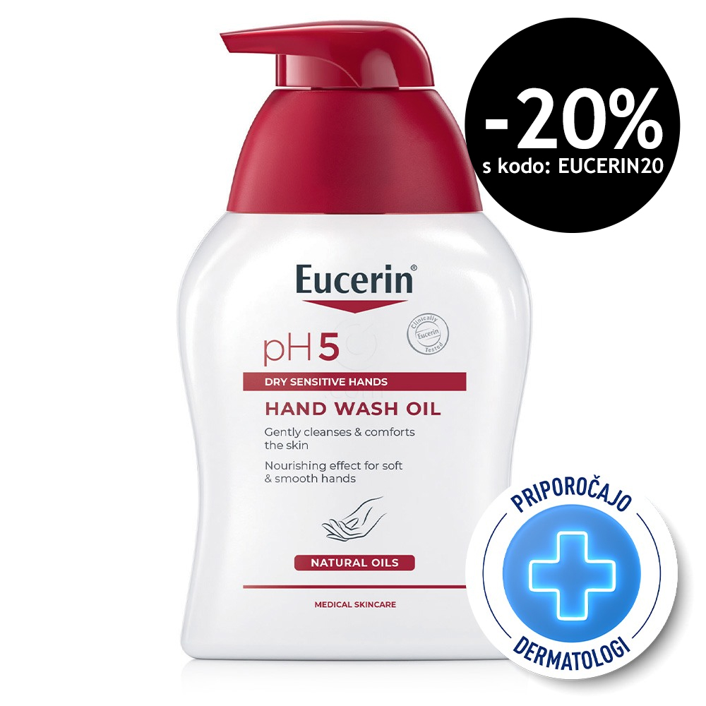Eucerin pH5, olje za umivanje rok (250 ml)