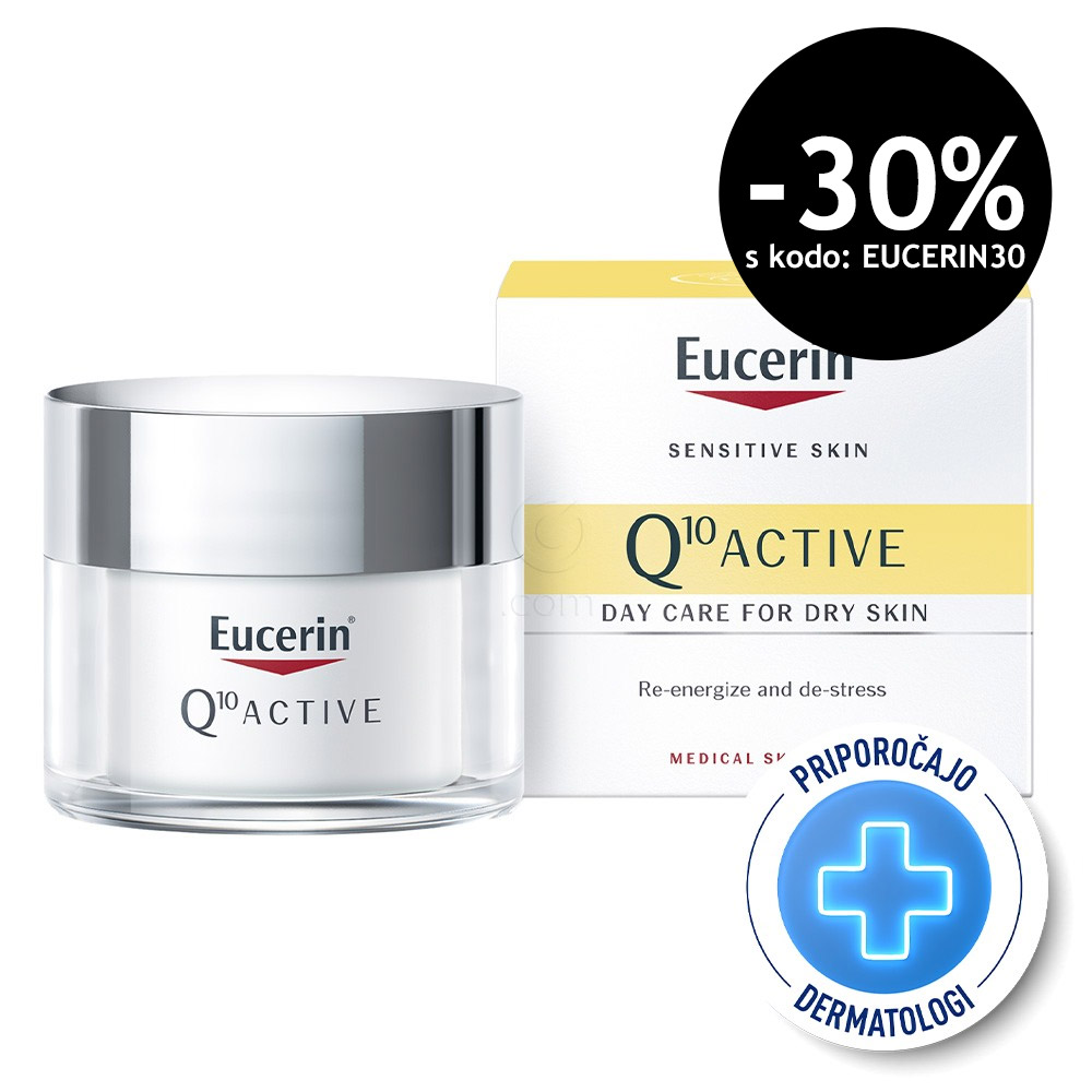 Eucerin Q10, dnevna krema za suho kožo (50 ml)