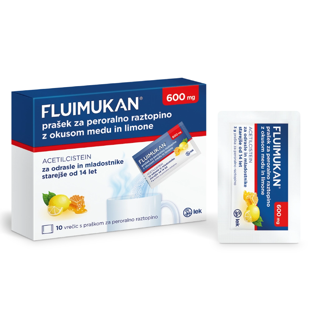 Fluimukan 600 mg zrnca