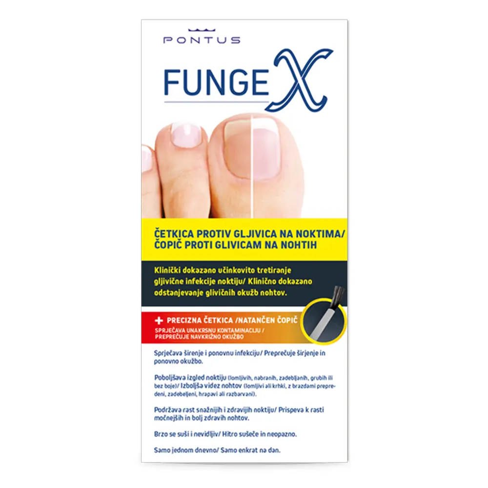 Fungex, čopič proti glivicam (1 čopič + 5 ml)