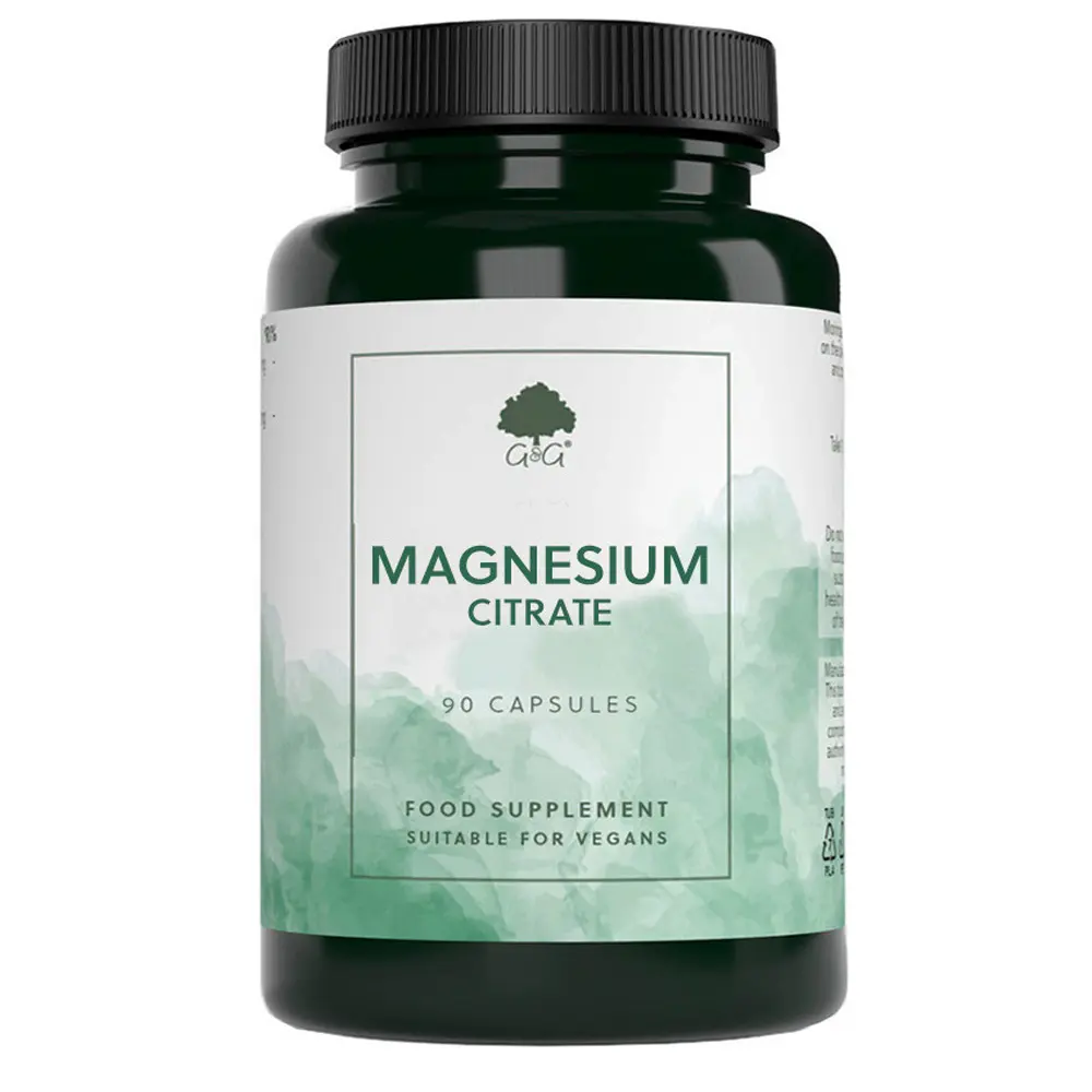 G&G Vitamins Magnezij (citrat) 125 mg, kapsule (90 kapsul)