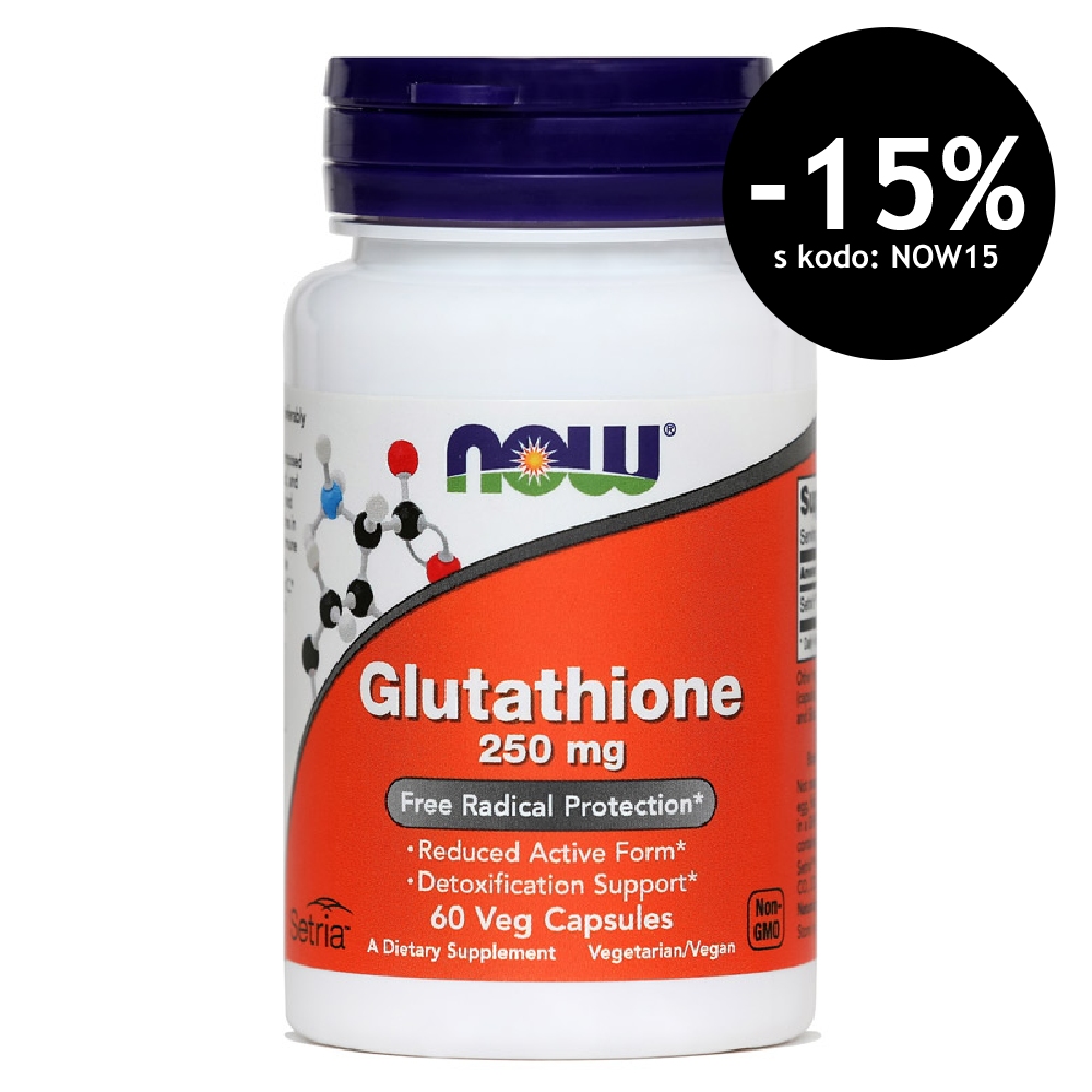Glutation NOW, kapsule (60 kapsul)