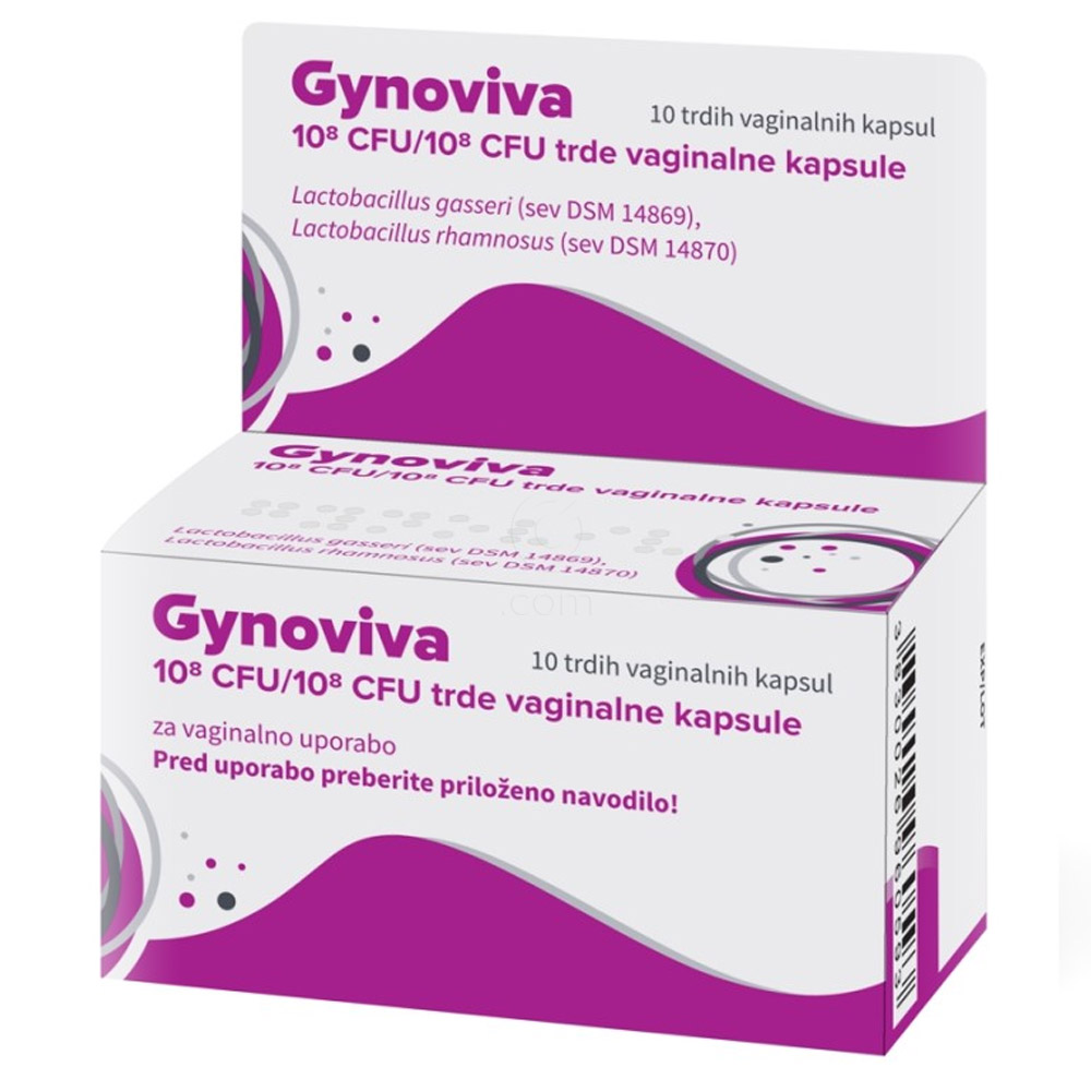 Gynoviva 10⁸ CFU/10⁸ CFU trde vaginalne kapsule (10 kapsul)