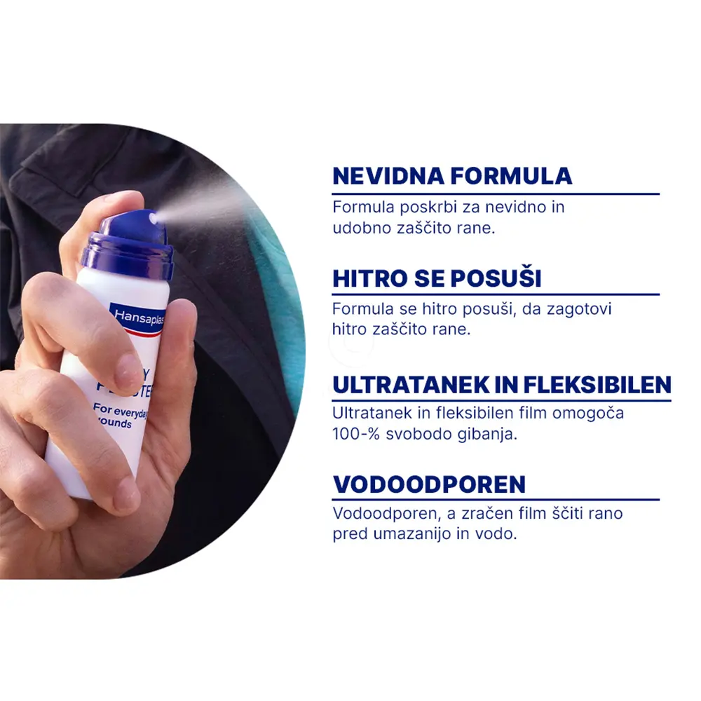 Hansaplast Second Skin Protection, obliž v spreju (40 ml)